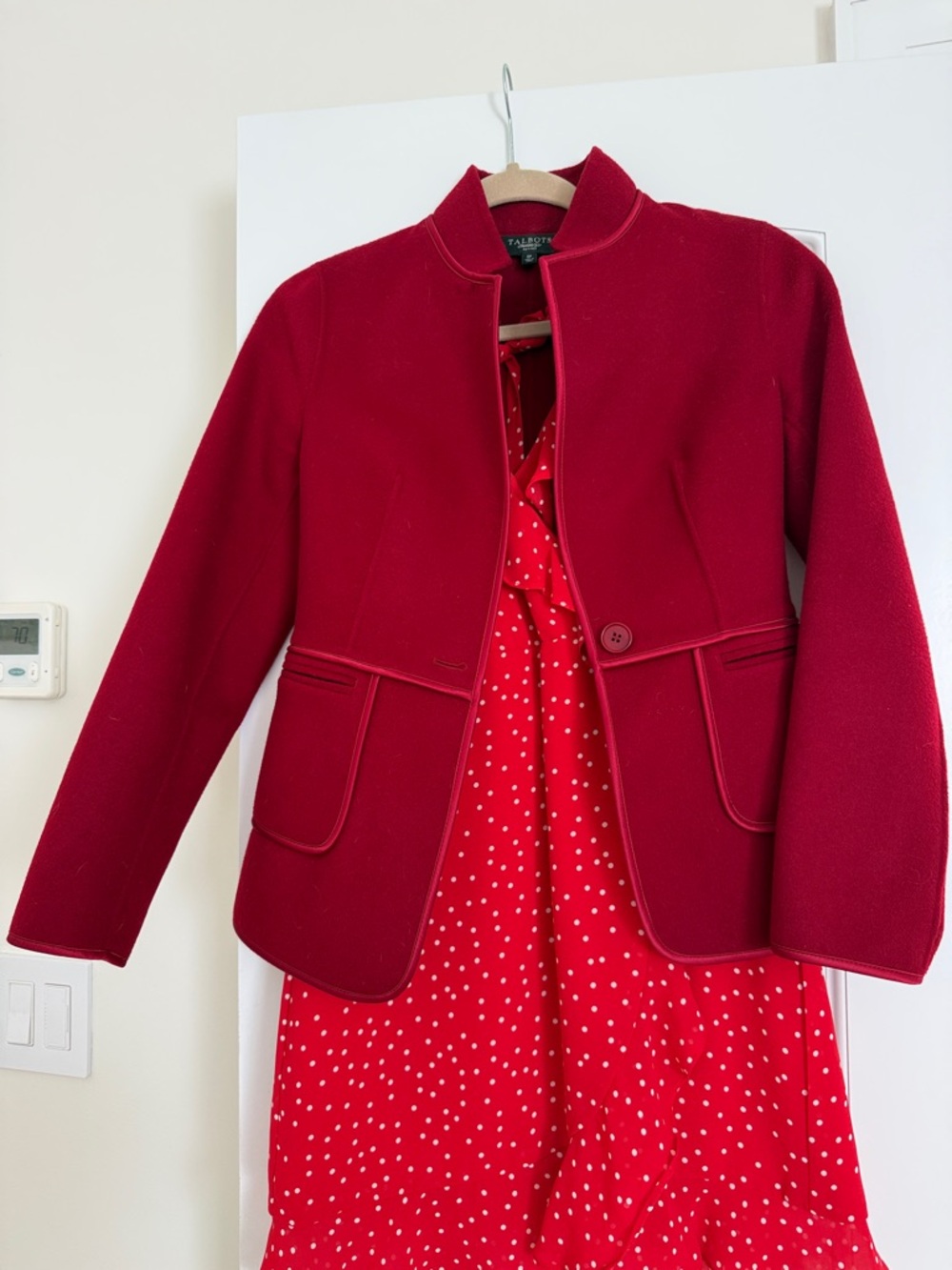 Talbots Peplum-Style Blazer 0p